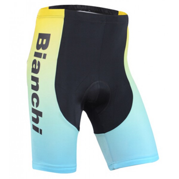 2015 Lotto Kurz Radhose Gelb und Blau Radtrikot De