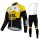 2015 Lotto Jumbo Fahrradbekleidung Radtrikot Satz Langarm und Lange Trägerhose Radtrikot De