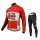 2015 Lotto Soudal Fahrradbekleidung Radtrikot Satz Langarm und Lange Fahrradhose Radtrikot De