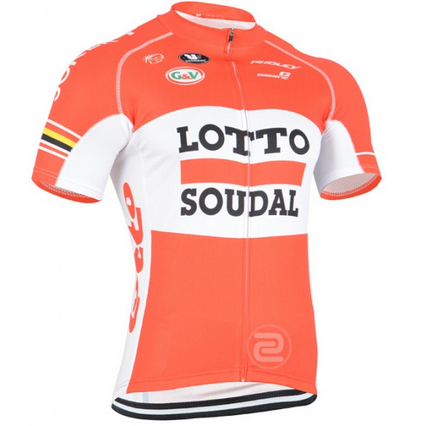 2015 Lotto Soudal Radtrikot Kurzarm Radtrikot De 2015 Lotto Soudal Radtrikot Kurzarm Radtrikot De