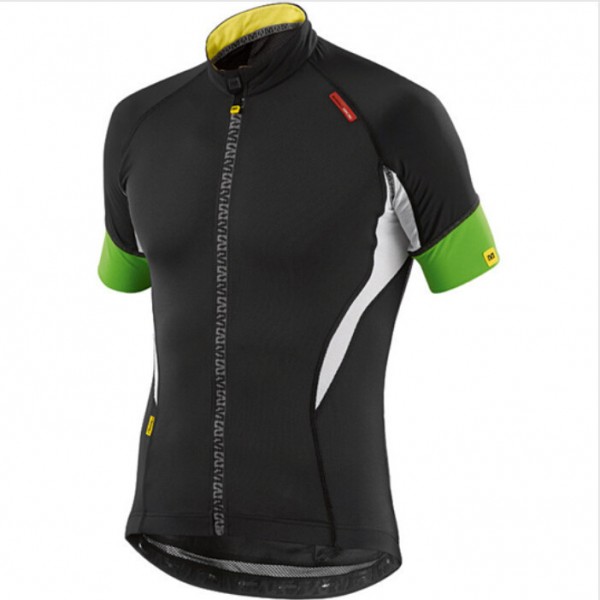 2015 MAVIC Radtrikot Kurzarm schwarz Grün Radtrikot De