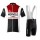 2015 MORVELO schwarz rot Fahrradbekleidung Satz Fahrradtrikot Kurzarm Trikot und Kurz Trägerhose Radtrikot De