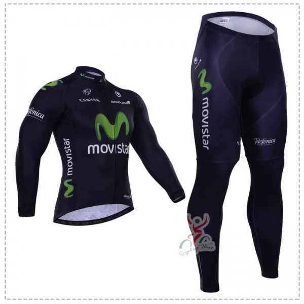 2015 Movistar Fahrradbekleidung Radtrikot Satz Langarm und Lange Fahrradhose Radtrikot De 2015 Movistar Fahrradbekleidung Radtrikot Satz Langarm und Lange Fahrradhose Radtrikot De