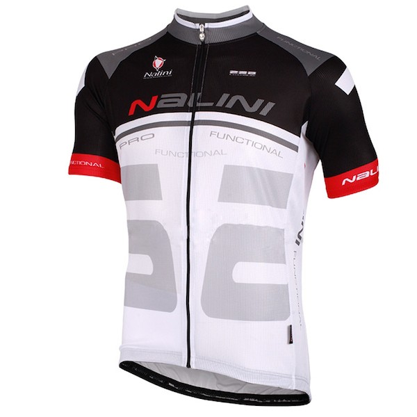 2015 Nalini Bao Schwarz-Weiß Radtrikot Kurzarm Radtrikot De