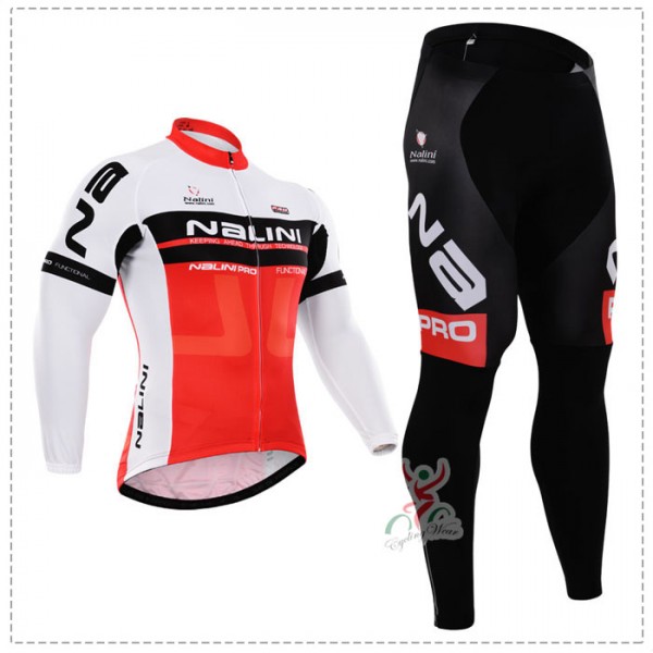 2015 Nalini Fahrradbekleidung Radtrikot Satz Langarm und Lange Fahrradhose Radtrikot De