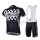 2015 Nalini Racing-Drapeau Schwarz Fahrradbekleidung Satz Fahrradtrikot Kurzarm Trikot und Kurz Trägerhose Radtrikot De