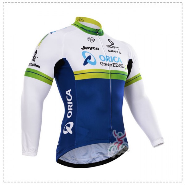 2015 Orica Greenedge Fahrradtrikot Langarm Radtrikot De