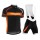 2015 Orbea Schwarz-Gelb Fahrradbekleidung Satz Fahrradtrikot Kurzarm Trikot und Kurz Trägerhose Radtrikot De