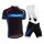 2015 Orbea Schwarz-Blau Fahrradbekleidung Satz Fahrradtrikot Kurzarm Trikot und Kurz Trägerhose Radtrikot De