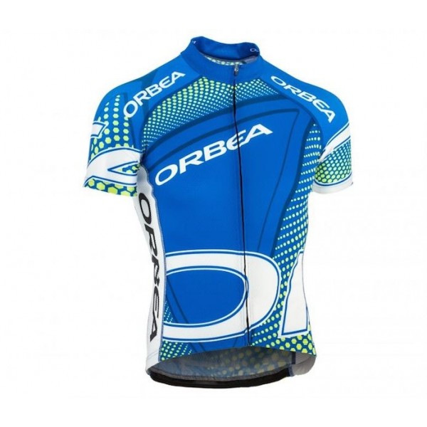 2015 Orbea Blau Grün Radtrikot Kurzarm Radtrikot De