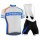 2015 Orbea Weiß-Blau Fahrradbekleidung Satz Fahrradtrikot Kurzarm Trikot und Kurz Trägerhose Radtrikot De