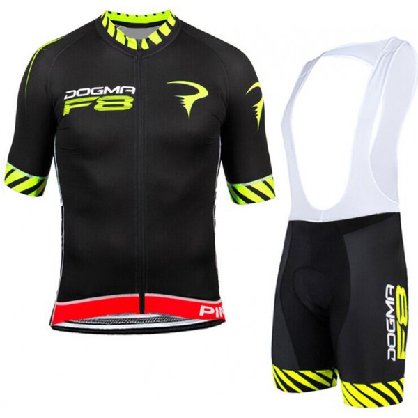 2015 Pinarello F8 Gelb Fahrradbekleidung Satz Fahrradtrikot Kurzarm Trikot und Kurz Trägerhose Radtrikot De