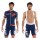 2015 Pinarello Fahrradbekleidung Satz Fahrradtrikot Kurzarm Trikot und Kurz Trägerhose Blau Radtrikot De