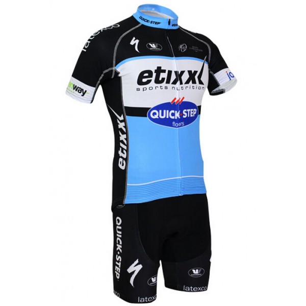 2015 Quick Step Radbekleidung Radtrikot Kurzarm und Fahrradhosen Kurz Radtrikot De