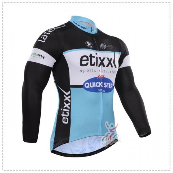 2015 ETIXX-QUICK STEP Fahrradtrikot Langarm Radtrikot De