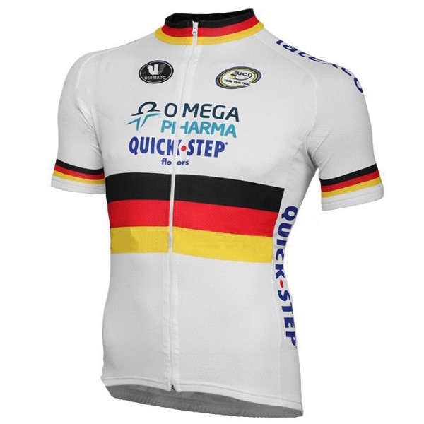 2015 Omega Pharma Quick Step Radtrikot Kurzarm Weiß Radtrikot De