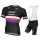 Etixx Quick-Step Champion Tsjechisch 2015 Fahrradbekleidung Satz Fahrradtrikot Kurzarm Trikot und Kurz Trägerhose Radtrikot De