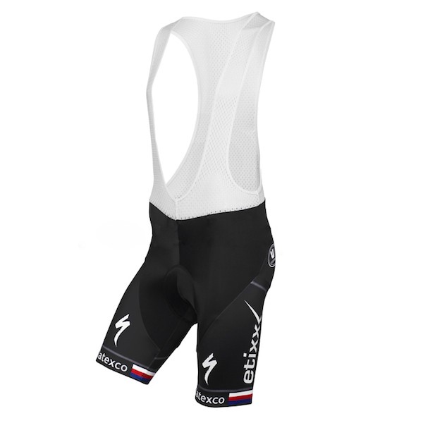 2015 Etixx Quick-Step Champion Tsjechisch Kurz Trägerhose Radtrikot De