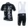 2015 Rock Racing Schwarz Fahrradbekleidung Satz Fahrradtrikot Kurzarm Trikot und Kurz Trägerhose Radtrikot De