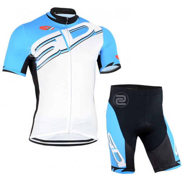 2015 SIDI Radbekleidung Radtrikot Kurzarm und Fahrradhosen Kurz blau Radtrikot De