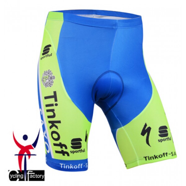 2015 Saxo Bank Tinkoff Kurz Radhose Fluorescence Radtrikot De
