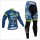 2015 Tinkoff Saxo Bank Camouflage Blau Fahrradbekleidung Radtrikot Satz Langarm und Lange Fahrradhose Grün Radtrikot De