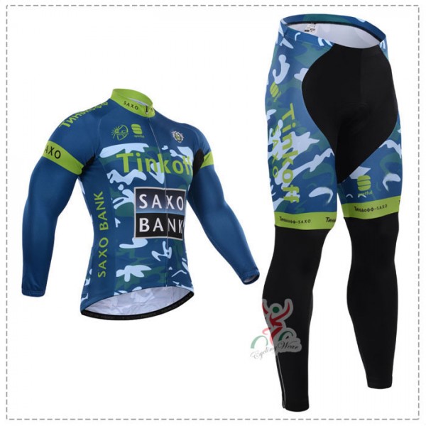 2015 Tinkoff Saxo Bank Camouflage Blau Fahrradbekleidung Radtrikot Satz Langarm und Lange Fahrradhose Grün Radtrikot De 2015 Tinkoff Saxo Bank Camouflage Blau Fahrradbekleidung Radtrikot Satz Langarm und Lange Fahrradhose Grün Radtrikot De