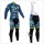 2015 Tinkoff Saxo Bank Camouflage Blau Fahrradbekleidung Radtrikot Satz Langarm und Lange Trägerhose Grün Radtrikot De