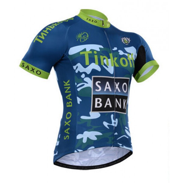 2015 Tinkoff Saxo Bank Camouflage Blau Radtrikot Kurzarm Radtrikot De 2015 Tinkoff Saxo Bank Camouflage Blau Radtrikot Kurzarm Radtrikot De