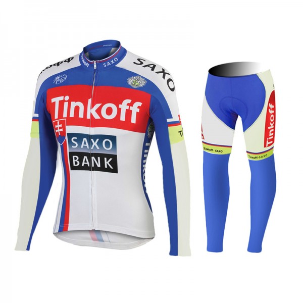 2015 Tinkoff Saxo Bank bleu Fahrradbekleidung Radtrikot Satz Langarm und Lange Fahrradhose Radtrikot De 2015 Tinkoff Saxo Bank bleu Fahrradbekleidung Radtrikot Satz Langarm und Lange Fahrradhose Radtrikot De