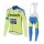 2015 Saxo bank Tionkff Fahrradbekleidung Radtrikot Satz Langarm und Lange Trägerhose Radtrikot De