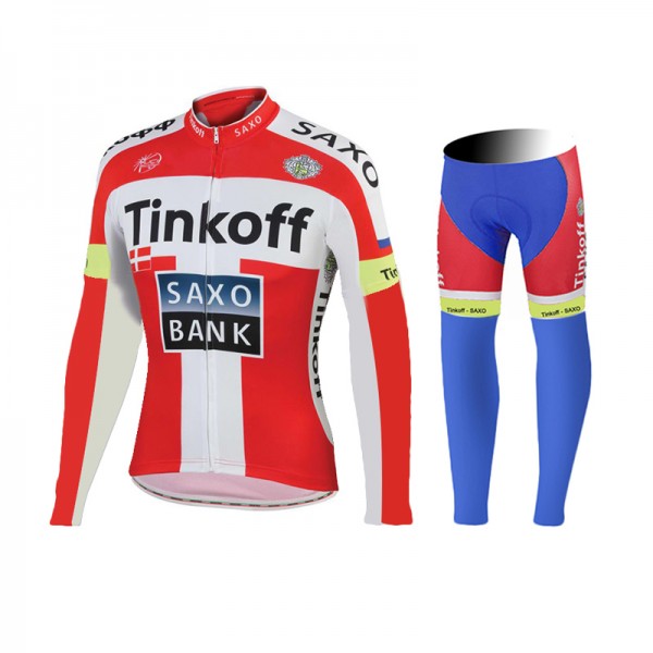 2015 Tinkoff Saxo Bank Rouge Fahrradbekleidung Radtrikot Satz Langarm und Lange Fahrradhose Radtrikot De 2015 Tinkoff Saxo Bank Rouge Fahrradbekleidung Radtrikot Satz Langarm und Lange Fahrradhose Radtrikot De