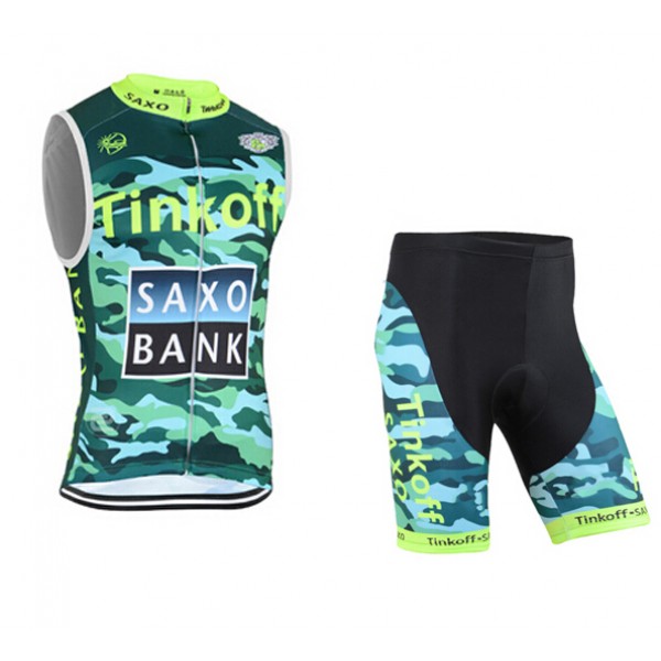 2015 Tinkoff Saxo Bank Camouflage ärmelloses Trikot und Kurz Radhose Radtrikot De 2015 Tinkoff Saxo Bank Camouflage ärmelloses Trikot und Kurz Radhose Radtrikot De