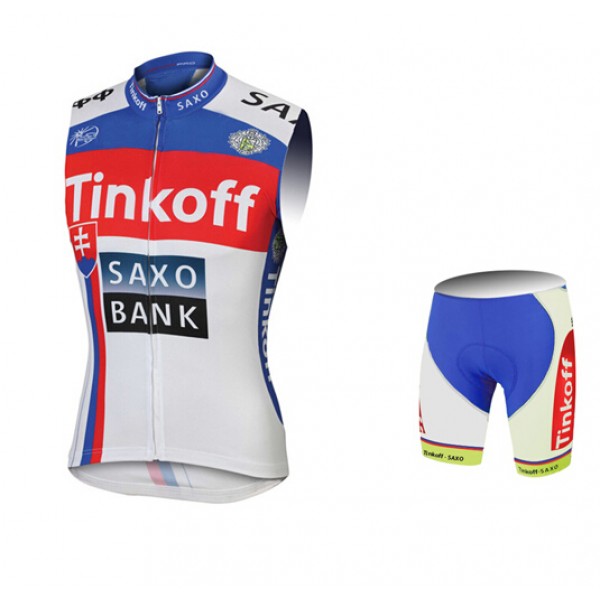 2015 Saxo bank Tionkff blau ärmelloses Trikot und Kurz Radhose Radtrikot De 2015 Saxo bank Tionkff blau ärmelloses Trikot und Kurz Radhose Radtrikot De