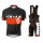 2015 Proteam Scott Weiß-Schwarz-Rot Fahrradbekleidung Satz Fahrradtrikot Kurzarm Trikot und Kurz Trägerhose Radtrikot De