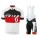 2015 Proteam Scott Schwarz-Rot Fahrradbekleidung Satz Fahrradtrikot Kurzarm Trikot und Kurz Trägerhose Radtrikot De