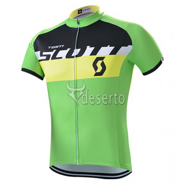 2015 Scott Radtrikot Kurzarm Grün Radtrikot De 2015 Scott Radtrikot Kurzarm Grün Radtrikot De