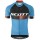 2015 Scott RC Pro Schwarz-Blau Radtrikot Kurzarm Radtrikot De