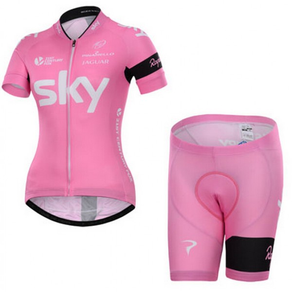 2015 Sky Damen Radbekleidung Radtrikot Kurzarm und Fahrradhosen Kurz Radtrikot De