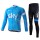 2015 Sky Fahrradbekleidung Radtrikot Satz Langarm und Lange Fahrradhose Radtrikot De