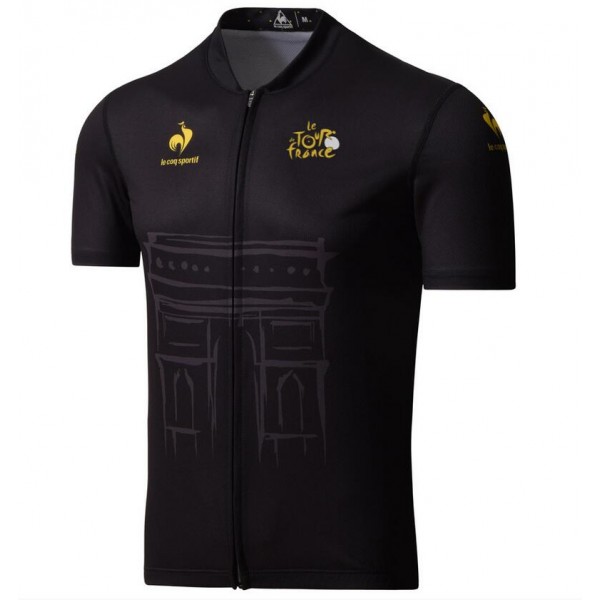 2015 Tour De France Radtrikot Kurzarm schwarz Radtrikot De