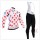 2015 Tour de France Fahrradbekleidung Radtrikot Satz Langarm und Lange Trägerhose Radtrikot De