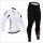 2015 Tour de France Blanc Fahrradbekleidung Radtrikot Satz Langarm und Lange Fahrradhose Radtrikot De