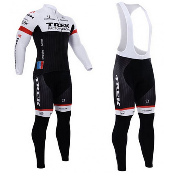 2015 Trek Fahrradbekleidung Radtrikot Satz Langarm und Lange Trägerhose Radtrikot De