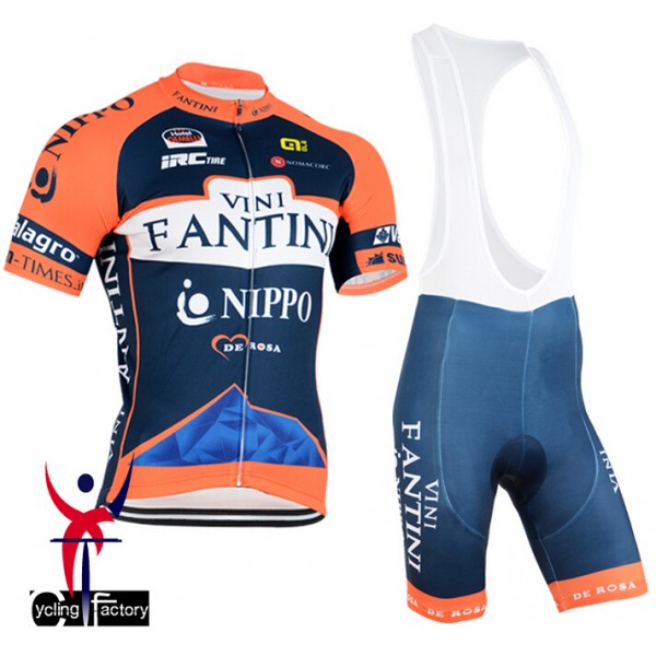 2015 Vini Fantini NIPPO Fahrradbekleidung Satz Fahrradtrikot Kurzarm Trikot und Kurz Trägerhose Radtrikot De