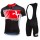 WILIER 2015 schwarz rot Fahrradbekleidung Satz Fahrradtrikot Kurzarm Trikot und Kurz Trägerhose schwarz Radtrikot De