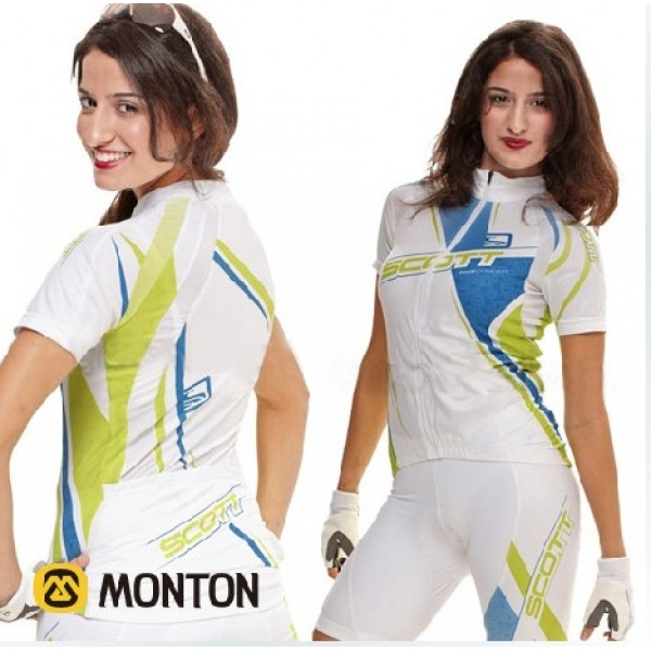 2010 Damen scott Radbekleidung Radtrikot Kurzarm und Fahrradhosen Kurz Radtrikot De
