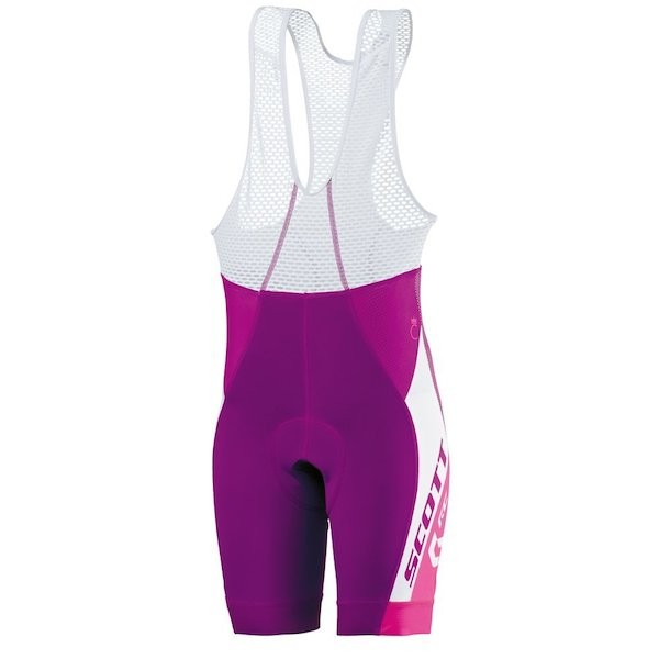 2015 Scott Weiß-Violet Damen Kurz Trägerhose Radtrikot De