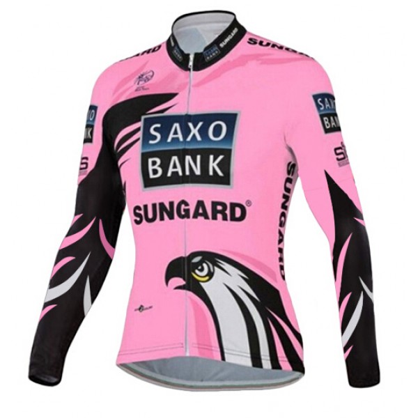 2015 Saxo Bank Sungard Damen Fahrradtrikot Langarm Radtrikot De