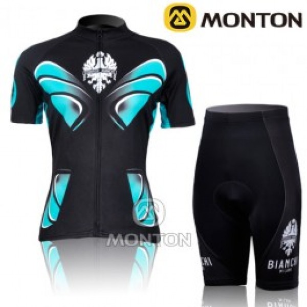 2011 Bianchi Butterfly Damen Radbekleidung Radtrikot Kurzarm und Fahrradhosen Kurz Radtrikot De
